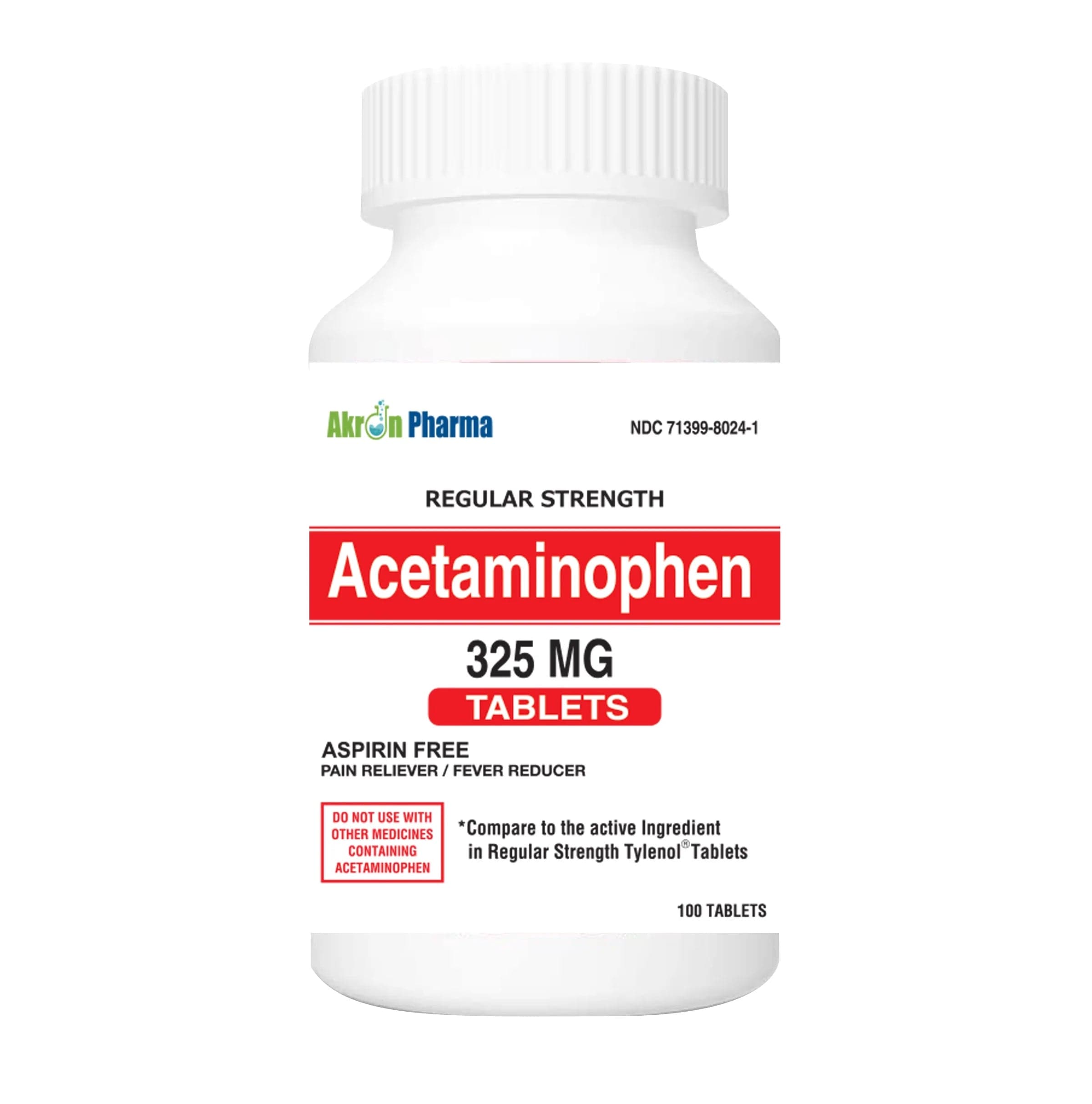 Acetaminophen Tablet- 325 Mg-100 Tablets