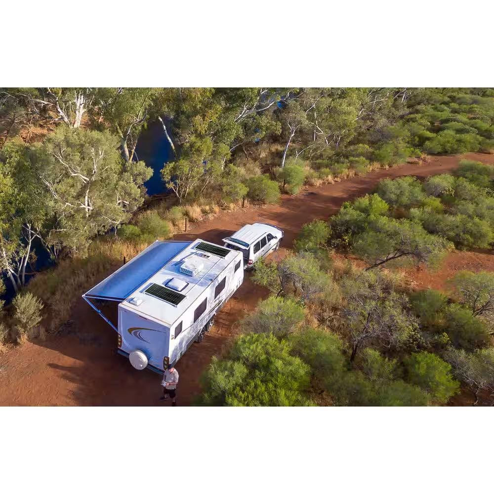 200-Watt 12-Volt Monocrystalline Solar Panel for Camper, RV and Other Off-Grid Applications