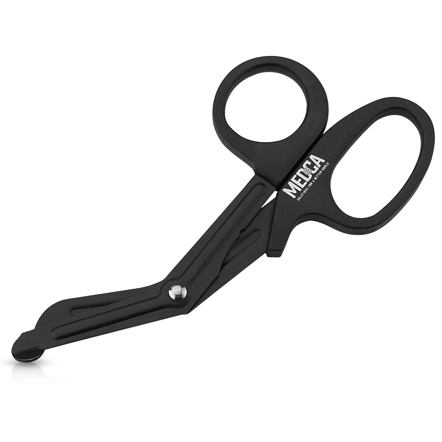 7.5" Trauma Shears - Stainless Steel EMT Bandage Scissors, Black