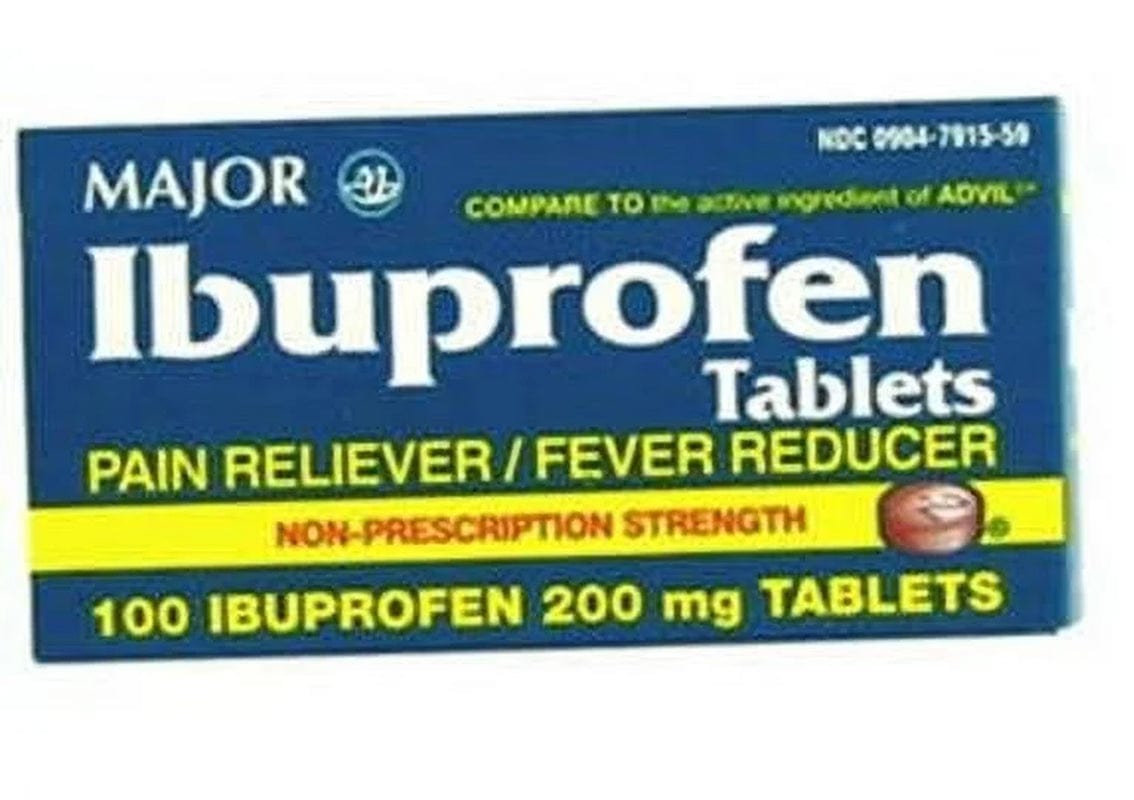 Ibuprofen Tablets, 200 Mg, 100 Count