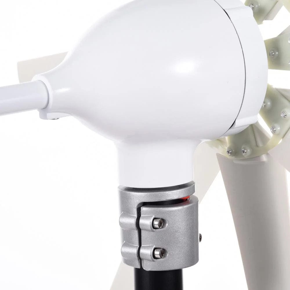 Vertical Axis Wind Turbine Wind Generators 12000W Silent Wind Turbine Generator Kit Small Wind Turbines IP66 Waterproof Efficient Energy for Home Modern