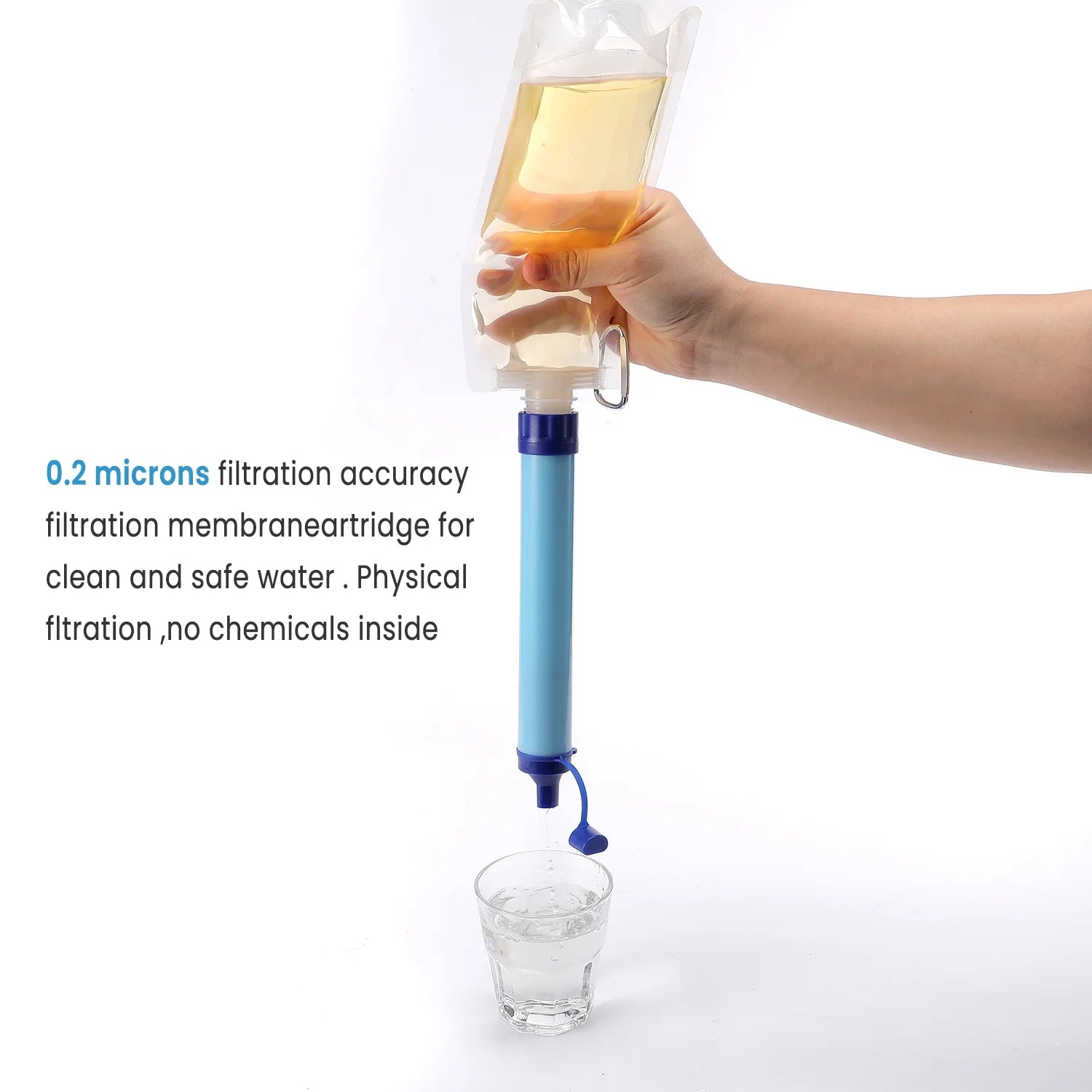 Portable Water Filter BPA Free Emergency Preparedness Kits