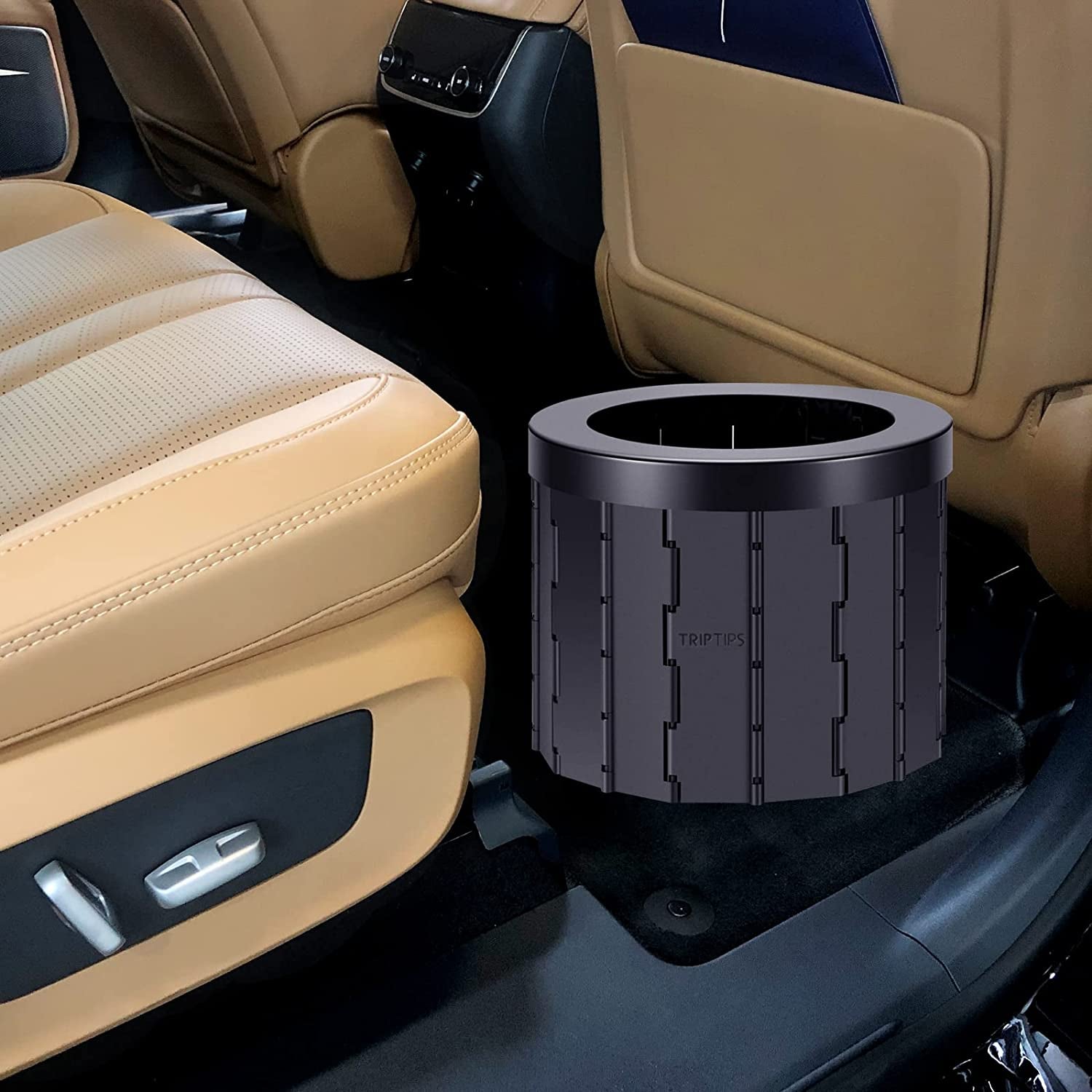 Portable Toilet for Car Travel, Camping, Adults - Folding Bucket Potty, Waterproof for Boat/Hiking/Long Trips