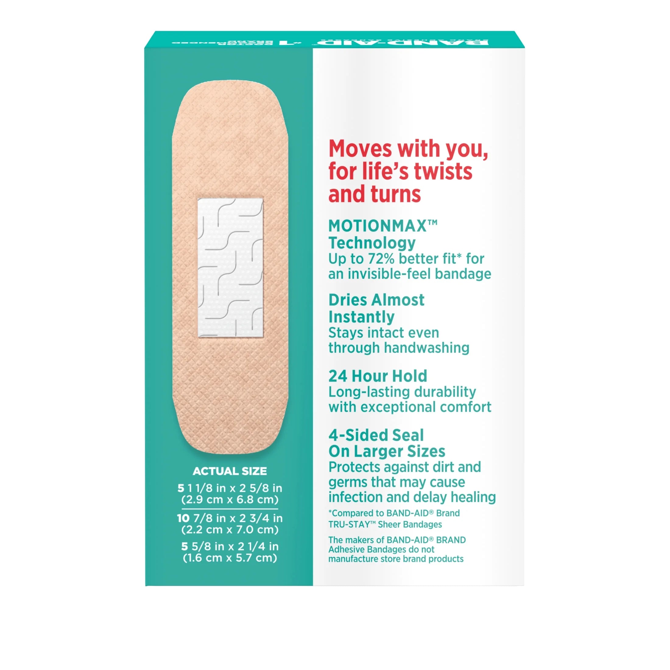 Brand Skin-Flex Adhesive Bandages, Assorted Sizes, 20 Count
