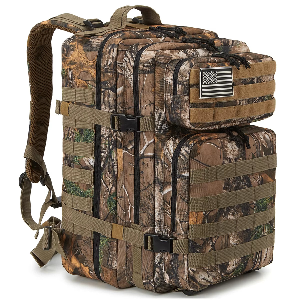 45L Tactical Backpack for Men Molle 3 Day Survival Backpack Hunting Camping Hiking GYM Rucksack Survival Bug Out Bag