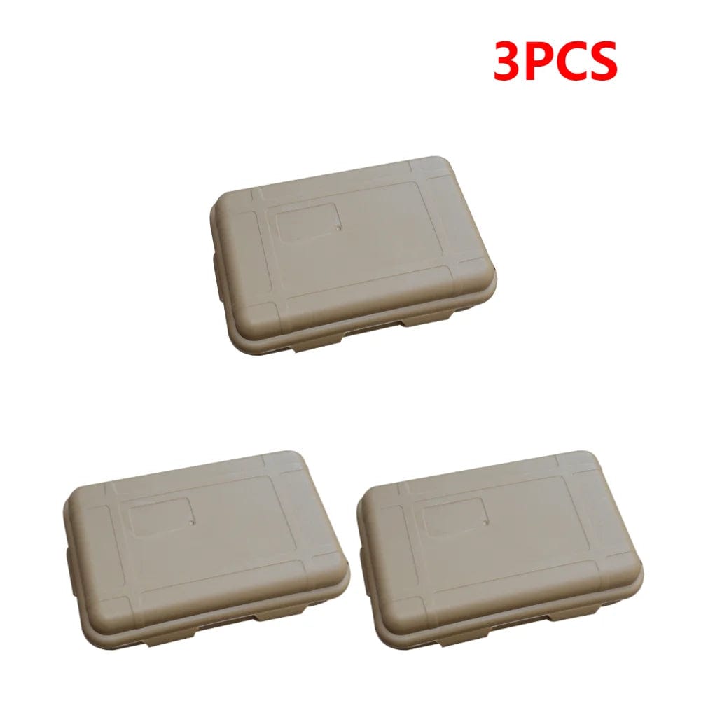 1/3PCS S/L/XXL Size Outdoor Plastic Waterproof Sealed Survival Box Container Camping Outdoor Travel SOS Box Storage Box