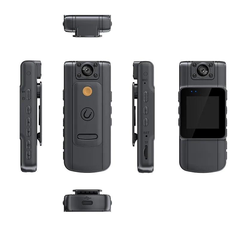 Withscreen 1080P HD Mini Camera Portable Digital Video Recorder Bodycam Infrared Night Vision Police Cam Small Camcorder