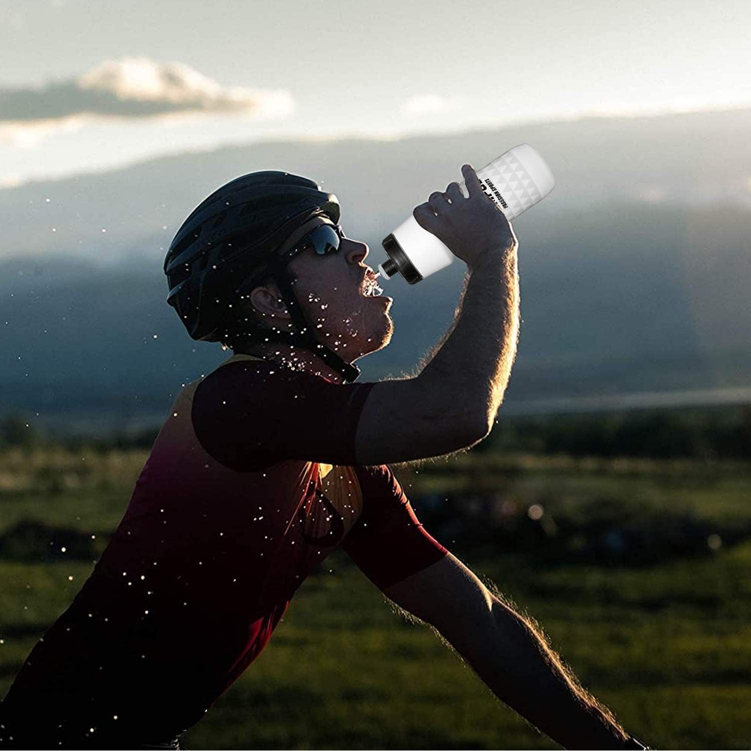 Water Bottle Biking BPA Free 24 Ounce 2 Pack