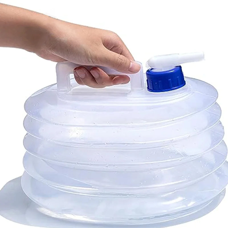 5/10/15L Portable Collapsible Bucket Emergency Water Storage Collapsible Tank Outdoor Camping Hiking Vehicle