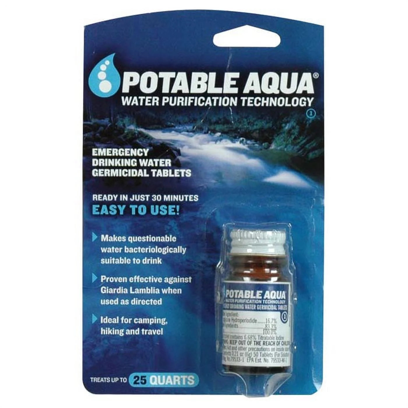 Water Treatment Tablets - 50 Ea