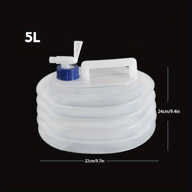 5/10/15L Portable Collapsible Bucket Emergency Water Storage Collapsible Tank Outdoor Camping Hiking Vehicle