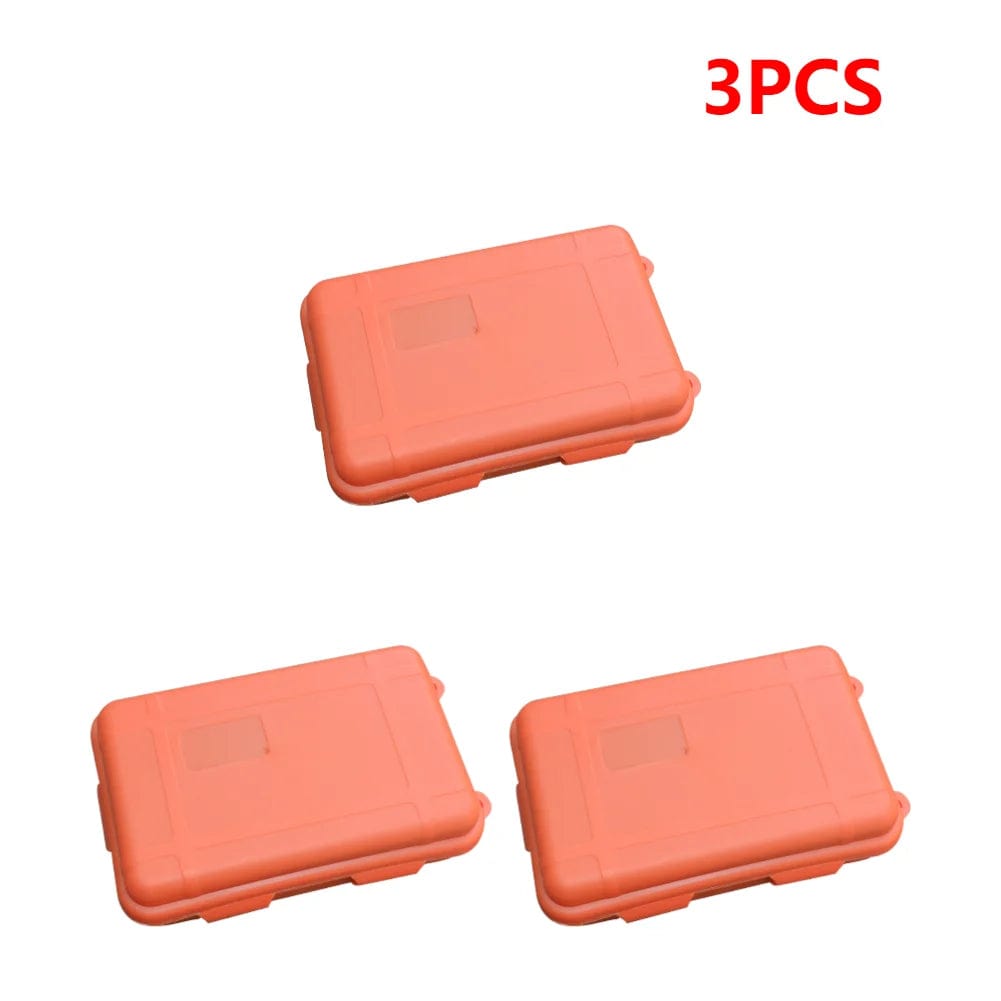 1/3PCS S/L/XXL Size Outdoor Plastic Waterproof Sealed Survival Box Container Camping Outdoor Travel SOS Box Storage Box