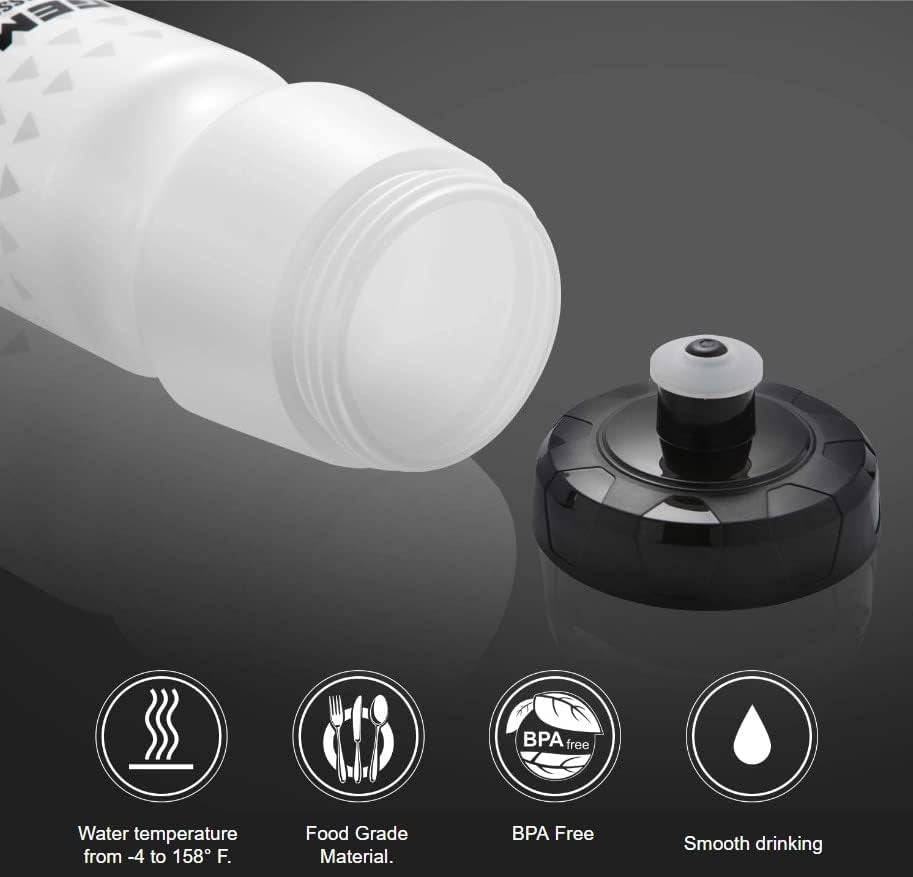 Bike Water Bottle BPA Free 750 Ml 2 Pack