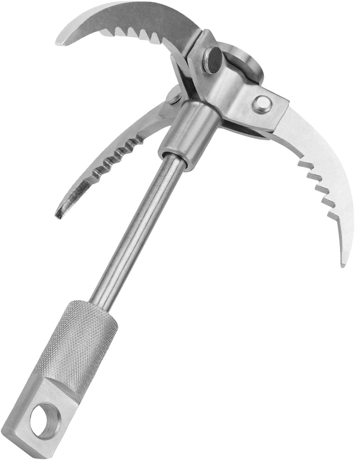 Grappling Hook,  Climbing Hook Folding Stainless Steel Gravity Rock Grappling Hooks for Outdoor Survival, Camping, Hiking, Tree &Rock &Mountain Climbing