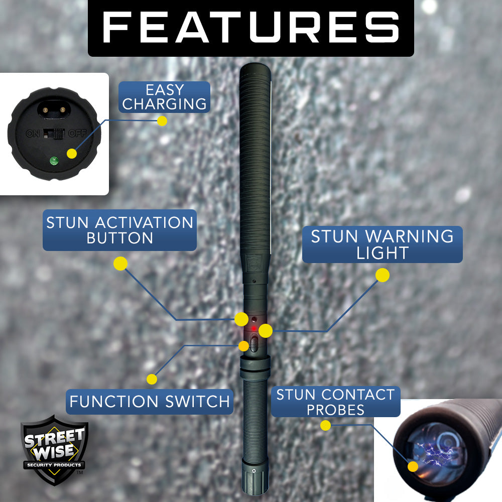 Lightning Rod 7M Stun Baton – Power Meets Reach