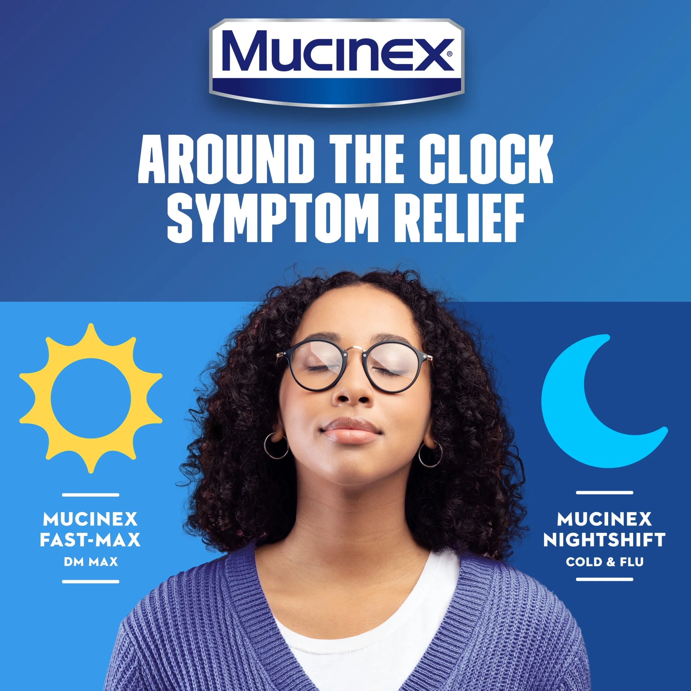 Fast-Max DM Max & Nightshift Cold and Flu Medicine, OTC Day/Night Cough Medicine, 2X6 Fl Oz