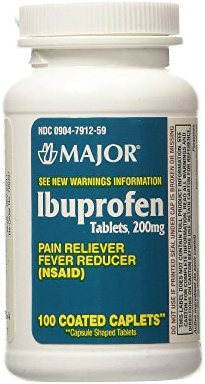 Ibuprofen Tablets, 200 Mg, 100 Count