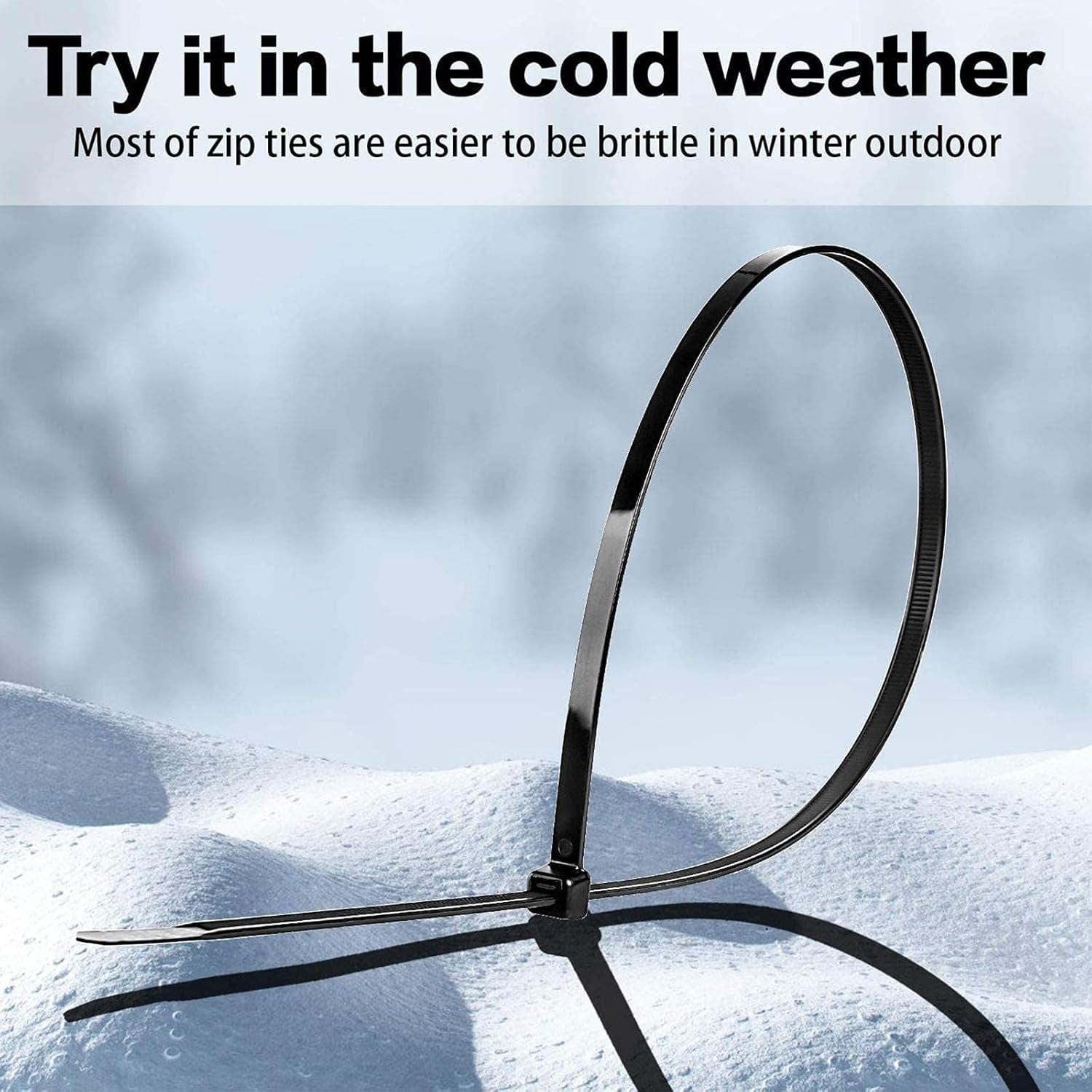 Zip Ties Heavy Duty 24 Inch，Strong Large Black Zip Ties with 175 Pounds Tensile Strength, Durable Long Tie Wraps, Indoor and Outdoor Nylon Zip Tie UV Resistant, Premium Long Cable Ties ，45 Pack