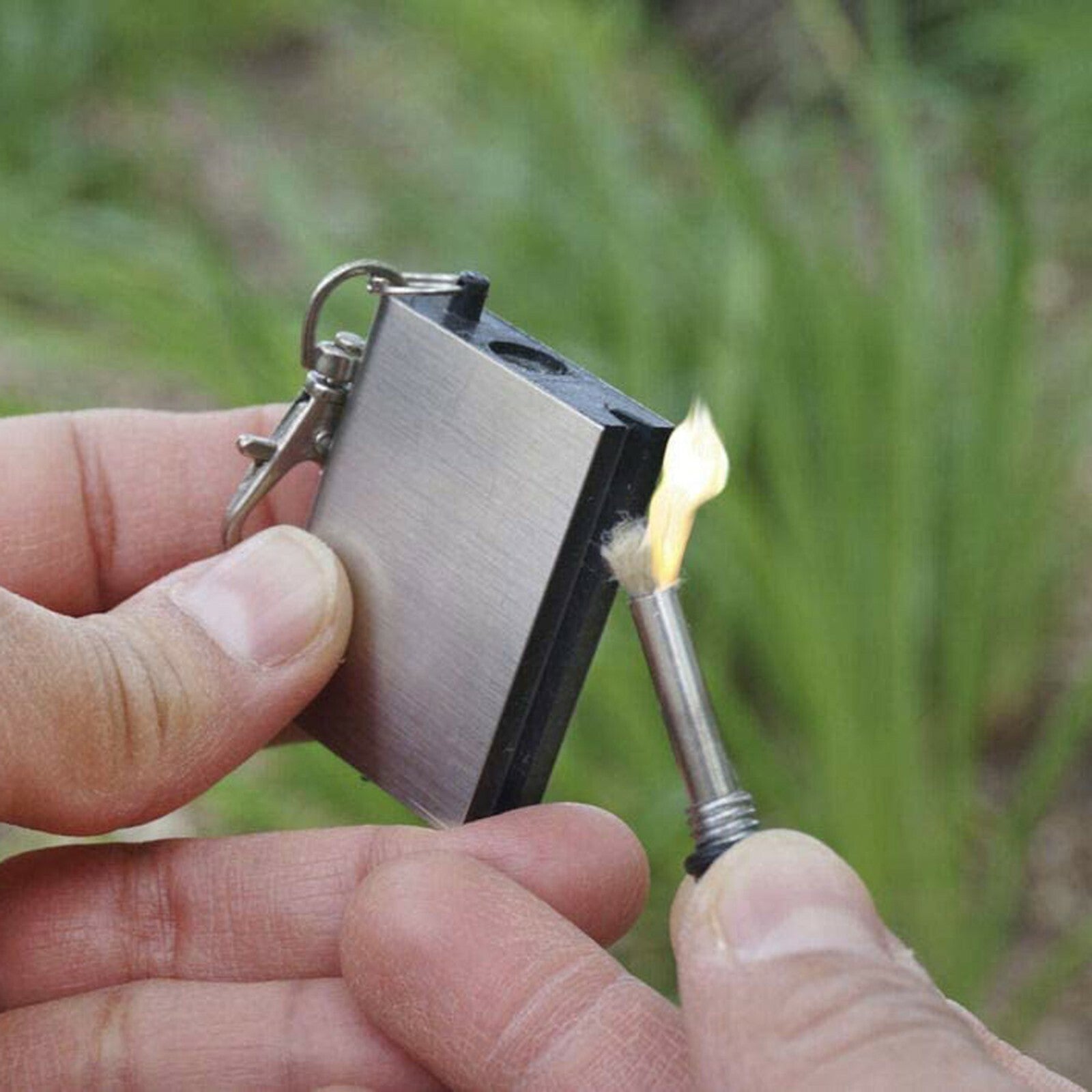 3 Lighter Flint Magnesium Emergency Fire Starter Camp Survival Refill Waterproof
