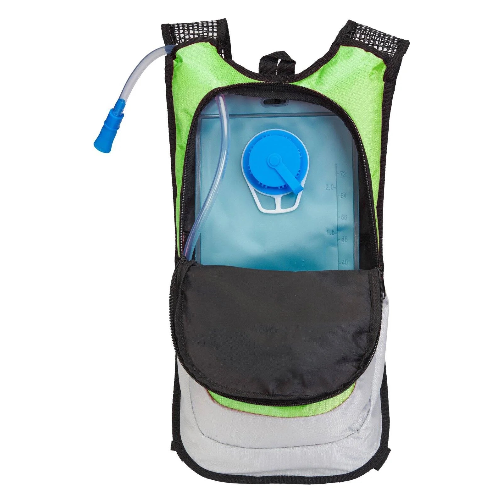 Hydration Pack - 2 Liter Water Bladder with Extra Large Storage Compartment Backpack