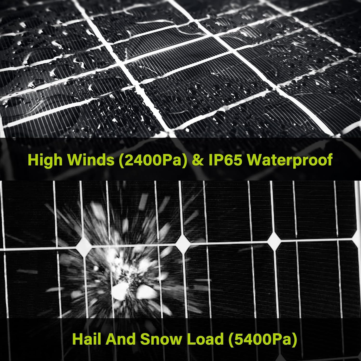 100 Watts Monocrystalline 100W 12V Solar Panel High Efficiency Mono Module RV Marine Boat off Grid