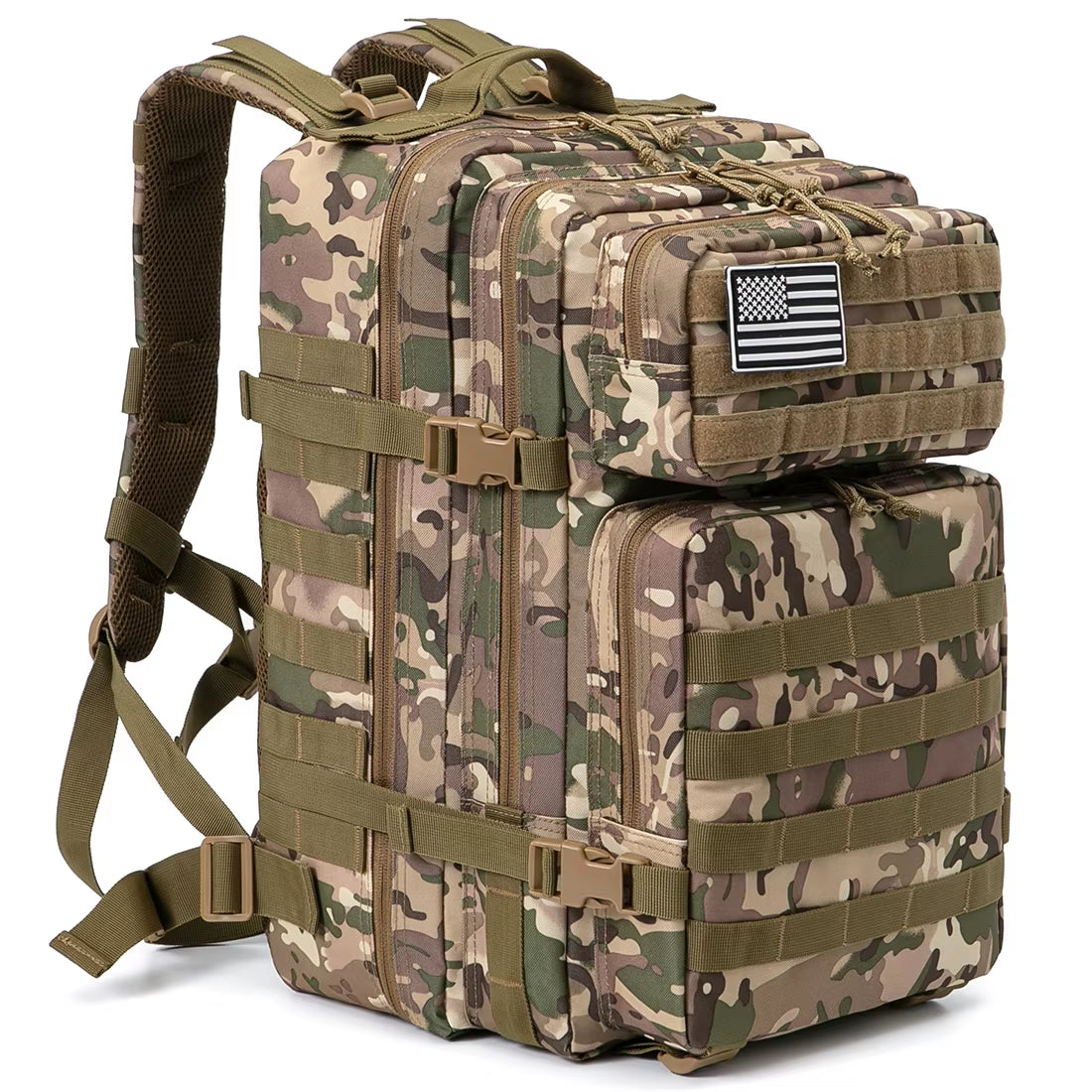 45L Tactical Backpack for Men Molle 3 Day Survival Backpack Hunting Camping Hiking GYM Rucksack Survival Bug Out Bag