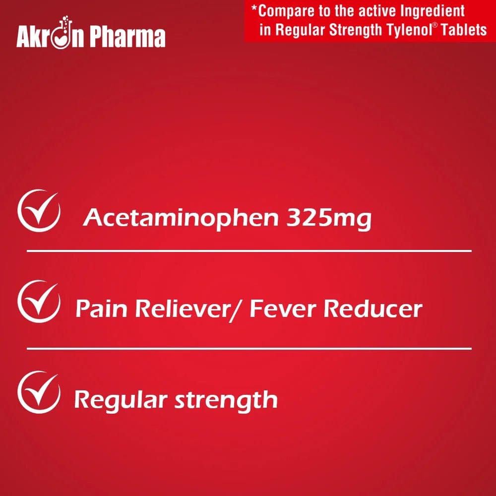 Acetaminophen Tablet- 325 Mg-100 Tablets