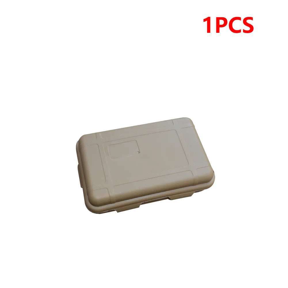 1/3PCS S/L/XXL Size Outdoor Plastic Waterproof Sealed Survival Box Container Camping Outdoor Travel SOS Box Storage Box